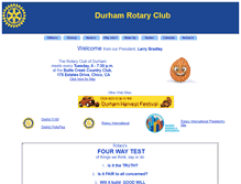 Tablet Screenshot of durhamrotary.org